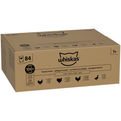 POULTRY FEASTS in Jelly 1+ Adult Wet Cat Food Pouches